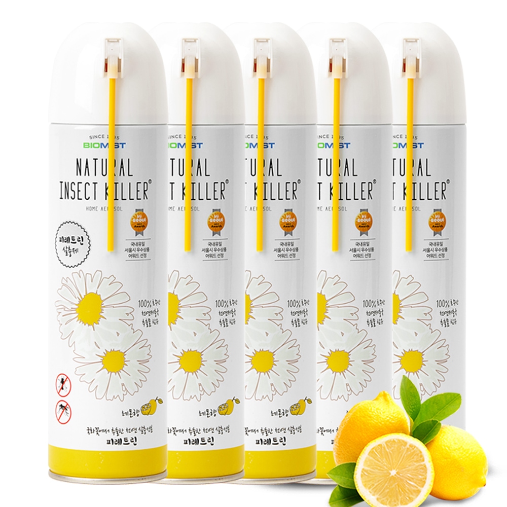 국화꽃 살충제 내츄럴 인섹트 킬라 500ml 레몬향 x5 개 가격 추이 바이오미스트 국화꽃 살충제 내츄럴 인섹트 킬라 500ml 레몬향 x5 개 - 최저가 75,000원
