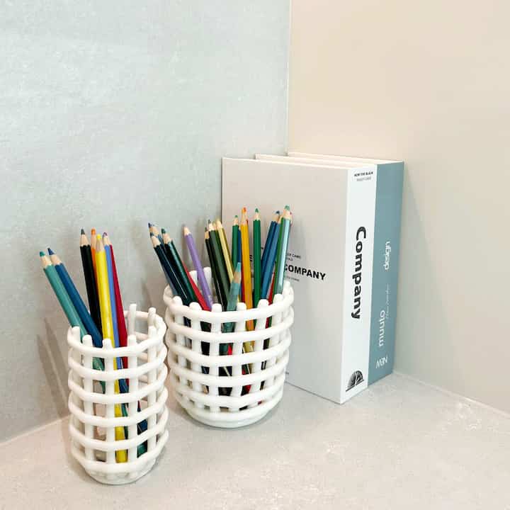 セラミック ペンスタンド［2色・2サイズ］