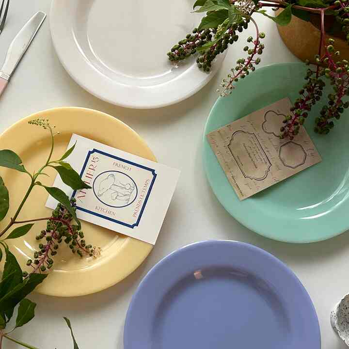 ミルクソフィ ダイニングプレート［6色］