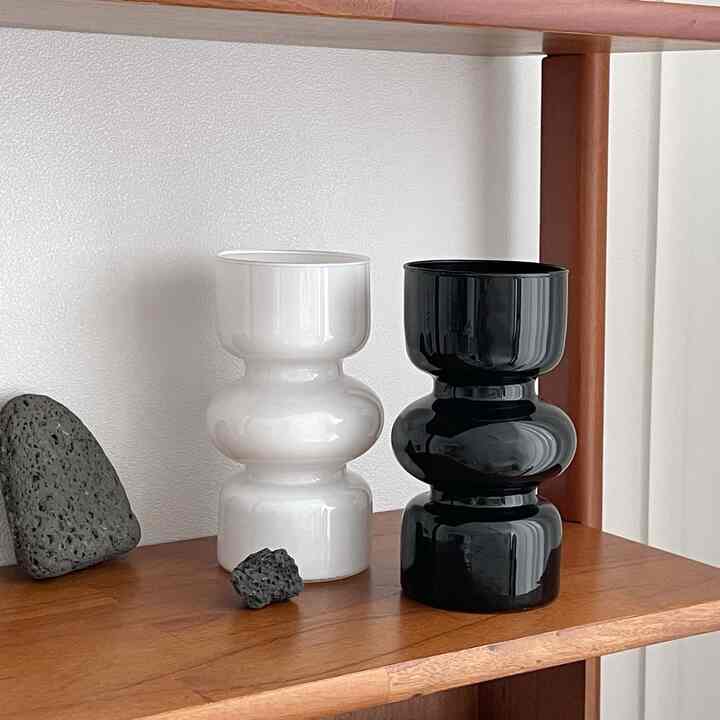 ミッドセンチュリーモダン オブジェ インテリア花瓶［2色］