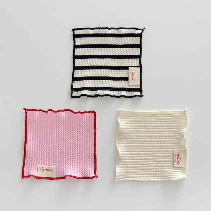 ワッフル ティーコースター［3色］