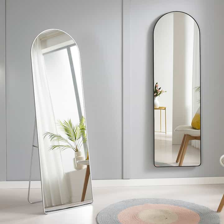 ARCH スタンドミラー/全身鏡［2色］