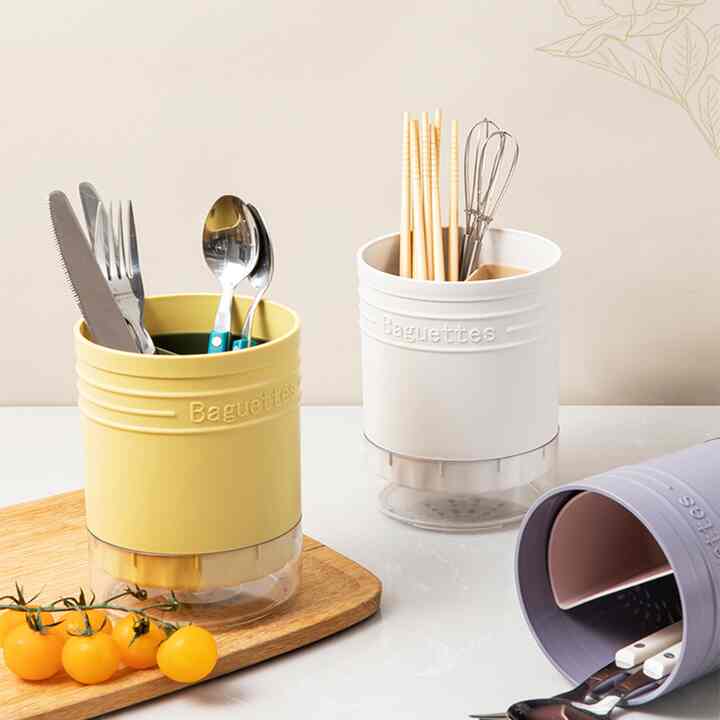 水切り カトラリースタンド［3色］