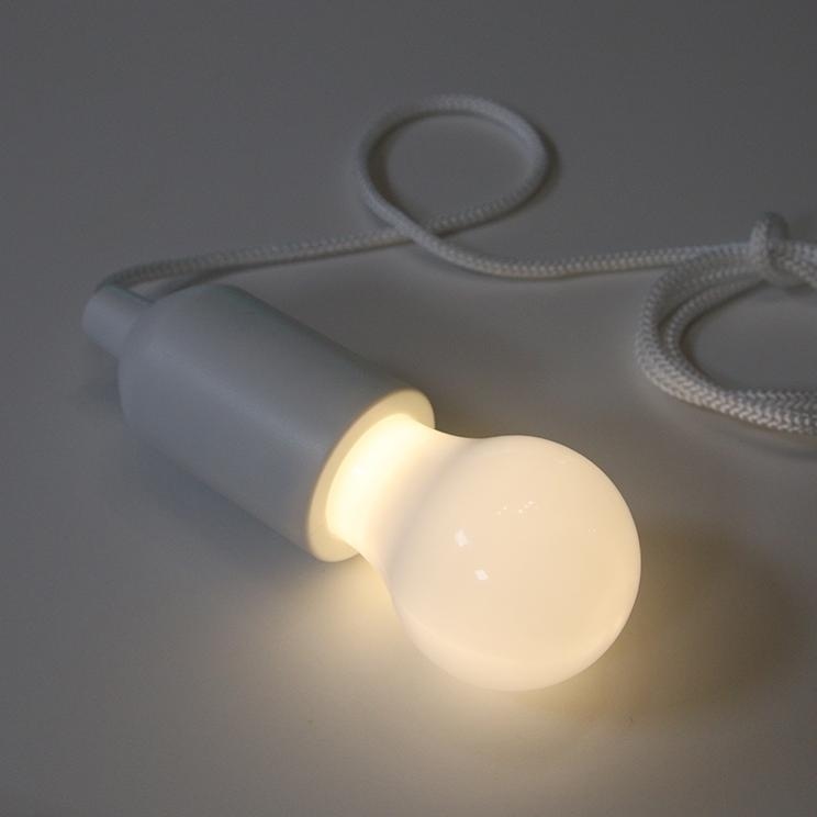 러키펀치 당기는 건전지 LED 전구램프 - 감성 캠핑전구 조명등 무선무드등 차박 캠핑 조명 전등