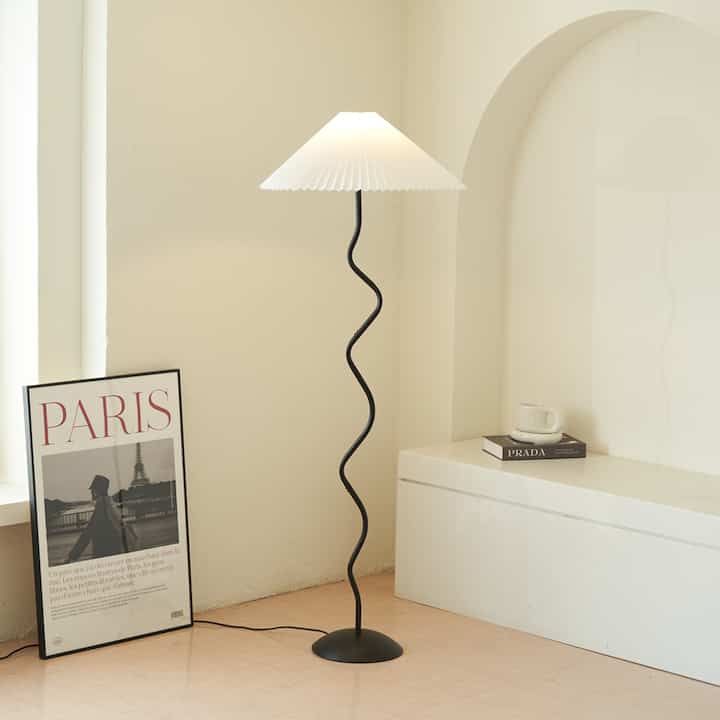 ESTHER フロアランプ ブラック