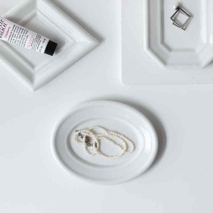 ミルクプレート 楕円