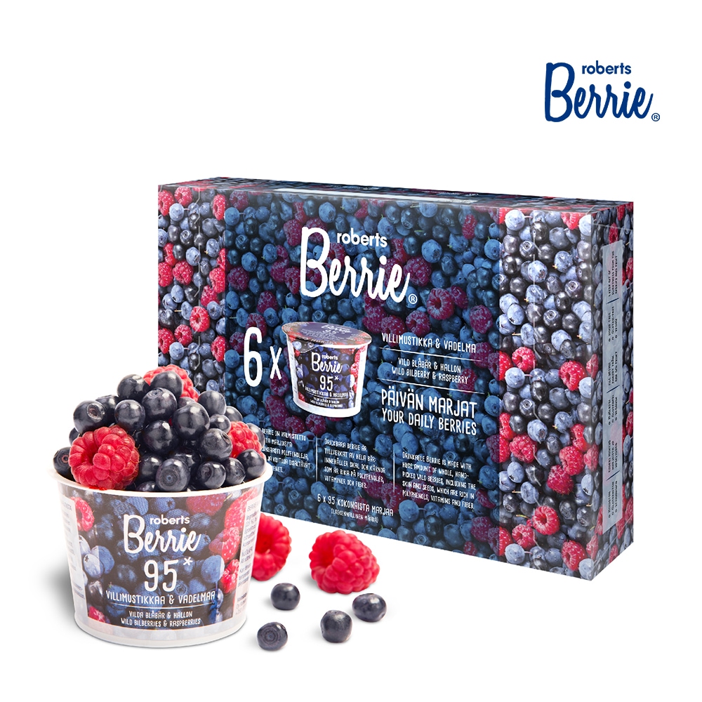 로버츠베리에 빌베리 라즈베리 1box(100ml*6팩)