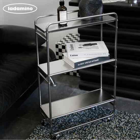  Stainless steel スリム キャスター付きワゴン［4サイズ］