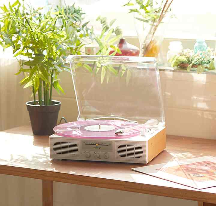 DOLCE Bluetooth Radio ターンテーブル [2色]