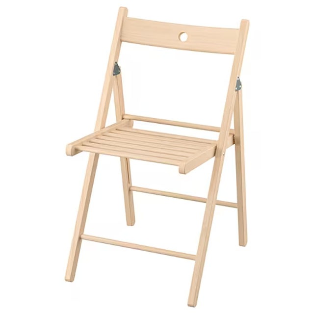 IKEA テリエ TERJE 4脚セット イケア 【IKEA】TERJE/テリエ 折りたたみチェア ブラック