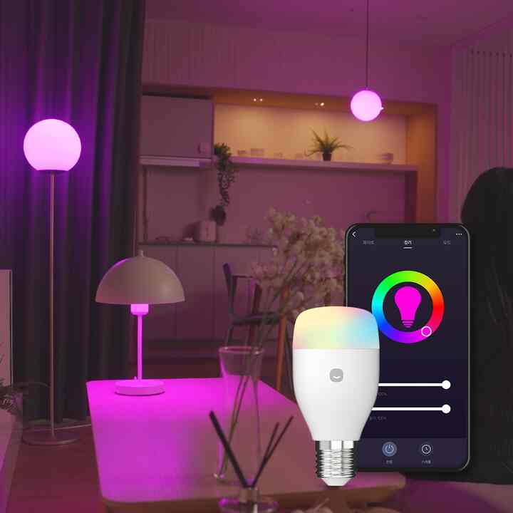 スマート 電球  IoT［2色］