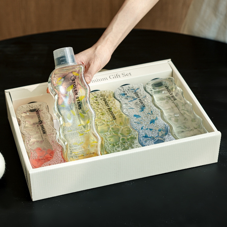 라온하제 꽃잎섬유유연제 집들이 선물 5종 세트 750ml