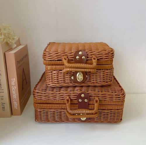 ラタンピクニックカバン［2サイズ］