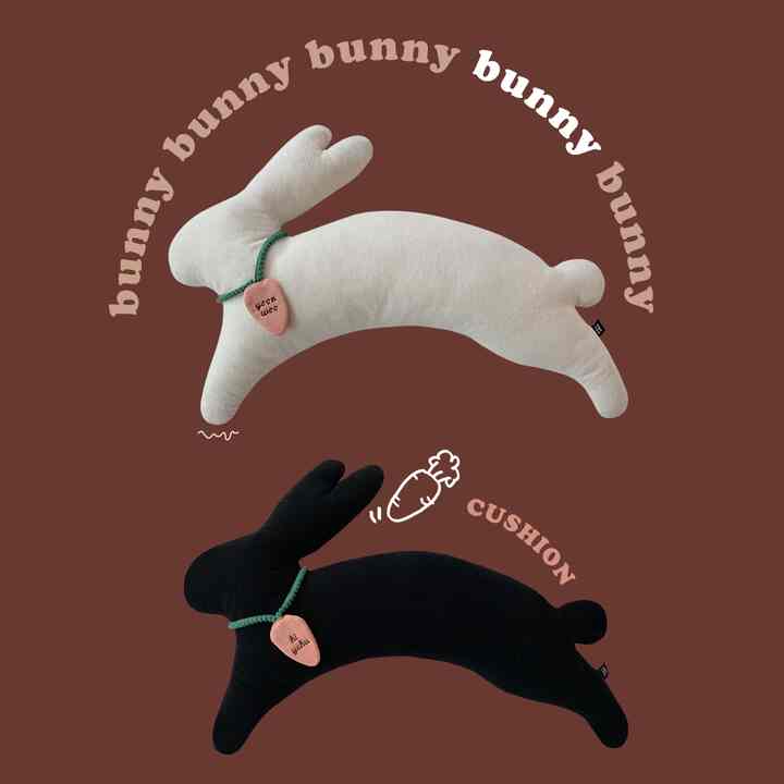 bunny bunny ウサギクッション［2色］