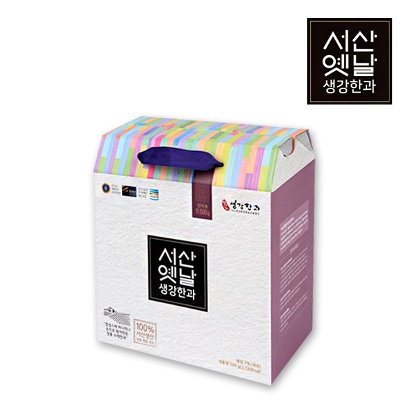 잔치용 선물세트 500g(유과+산자) 가격 비교 서산옛날생강한과 잔치용 선물세트 500g(유과+산자)