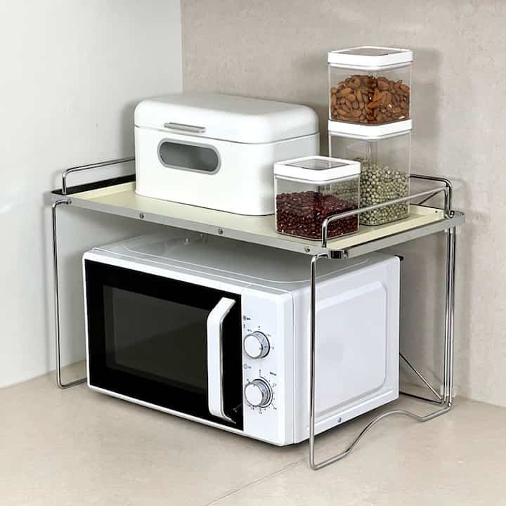 スチール製 電子レンジ収納ラック［3サイズ］