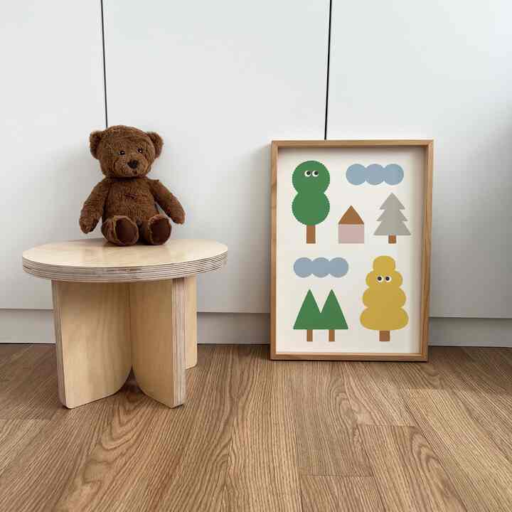  森の中の小さな家 ポスター