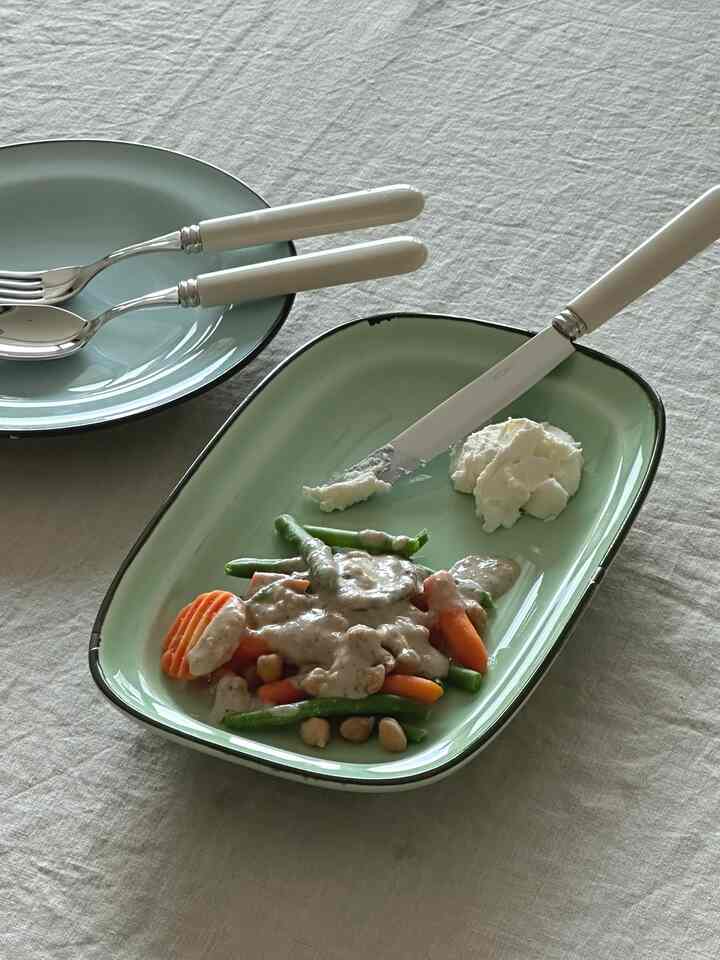 Vintage 四角 プレート［4色］