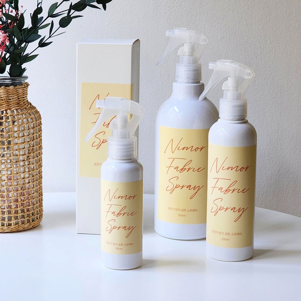 니모르 Nimor fabric spray 정전기 방지 스프레이 무향 유향