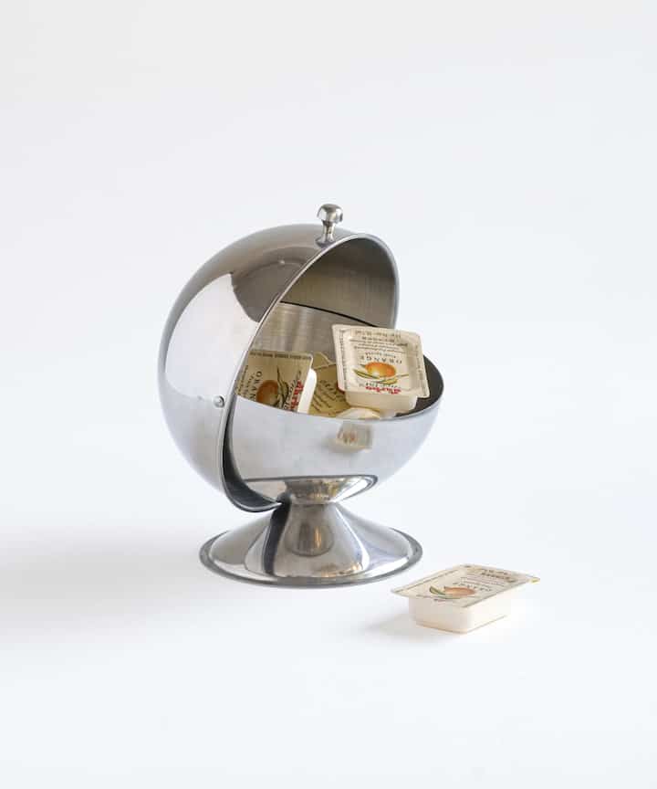 ステンレス シュガーボウル カプセルコーヒー収納ケース