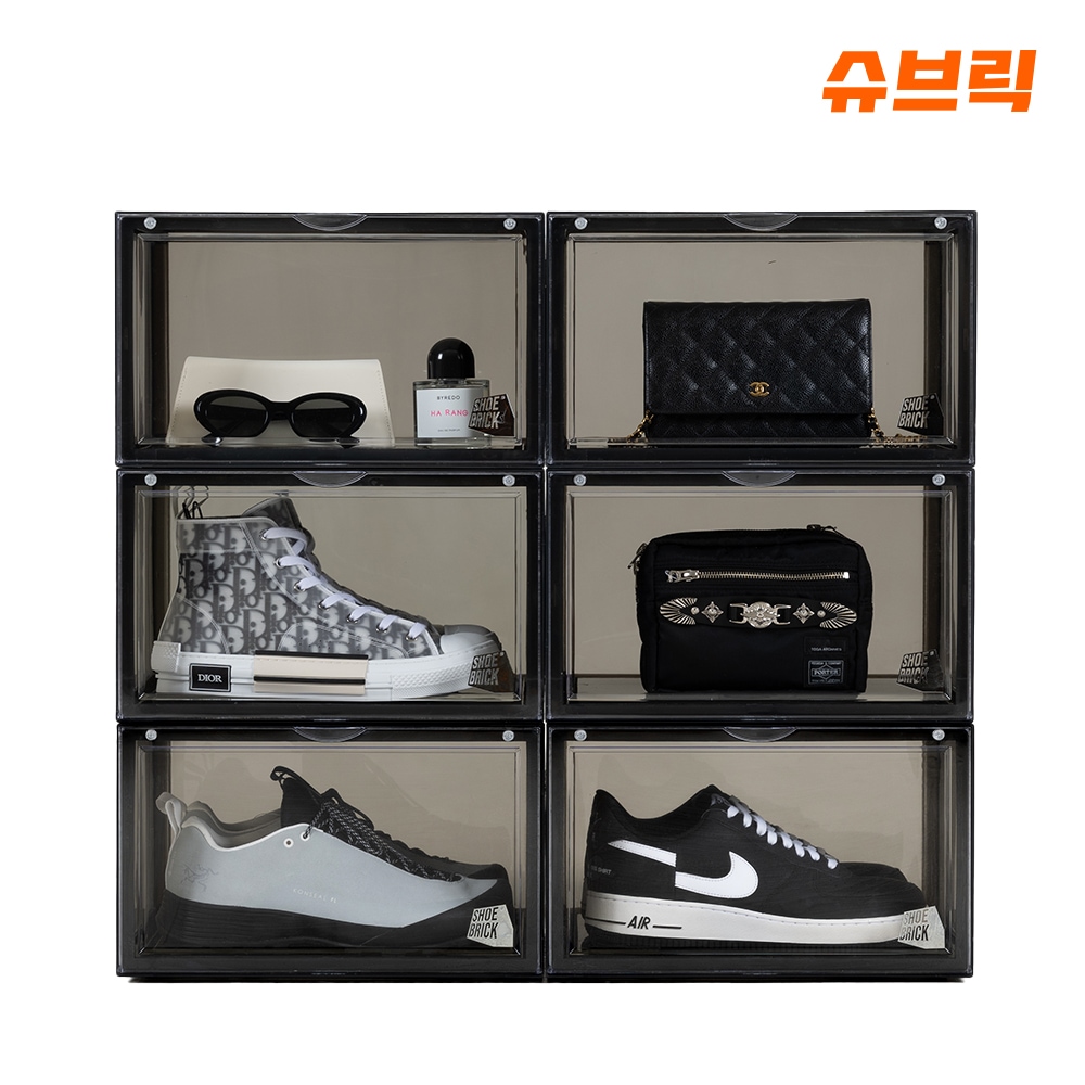 6세트 투명 와이드 슈케이스 신발보관함 케이스 가격 비교 슈브릭 6세트 투명 와이드 슈케이스 신발보관함 케이스