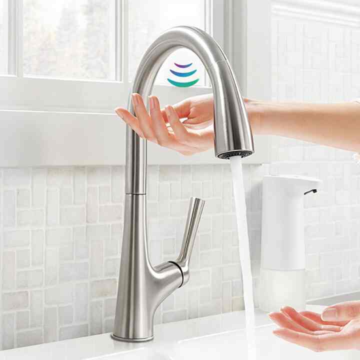 マレコ タッチレス キッチン用混合水栓 K-77748T