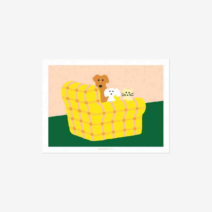 ARMCHAIR DOGS&CAT ポスター