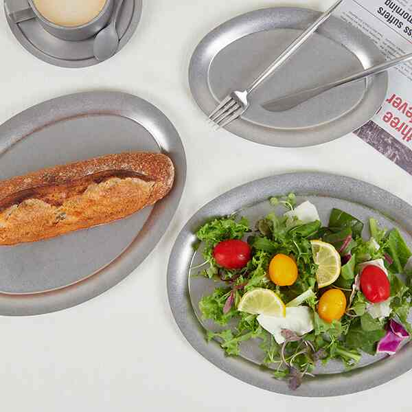 agueda VINTRO ステンレス オーバルプレート