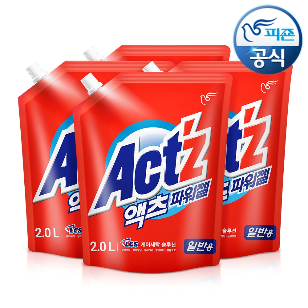 피죤 액츠 파워젤 (일반) 2Lx4개