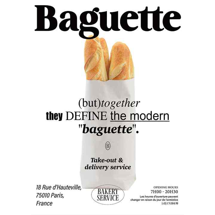 BAGUETTE ポスター