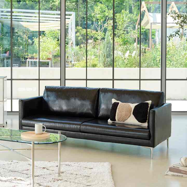 DERSON 3人掛け レザー ソファ［3色］