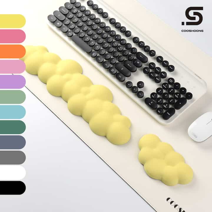 クモ アームレストM＆マウスパッド セット［12色］