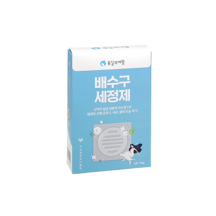 배수구 클리너 4회분 싱크대 배수관 청소 세정제 가격 비교 욕실의여왕 배수구 클리너 4회분 싱크대 배수관 청소 세정제