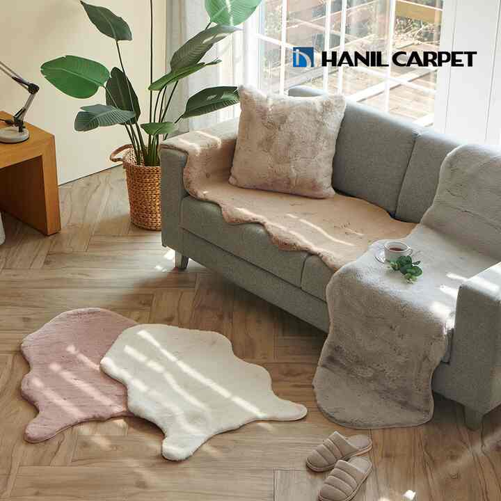 Mink Fur 冬用ラグ ソファパッド［4色・4サイズ］