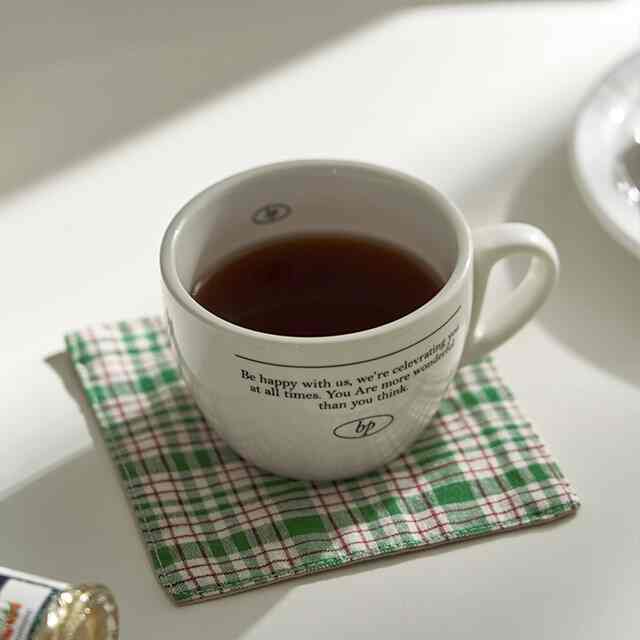 フラワポップ ティーコスター GreenCheck