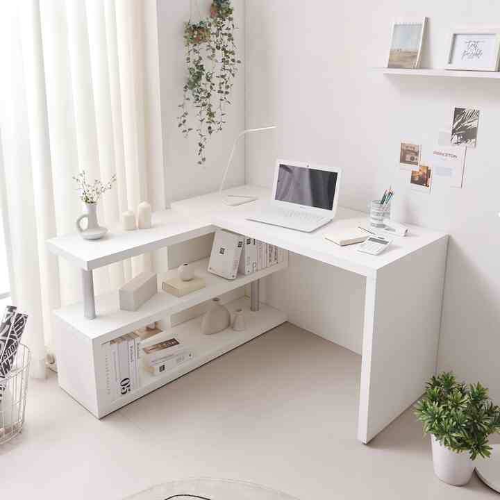 イージー ワイド デスク 机 デスク+収納棚