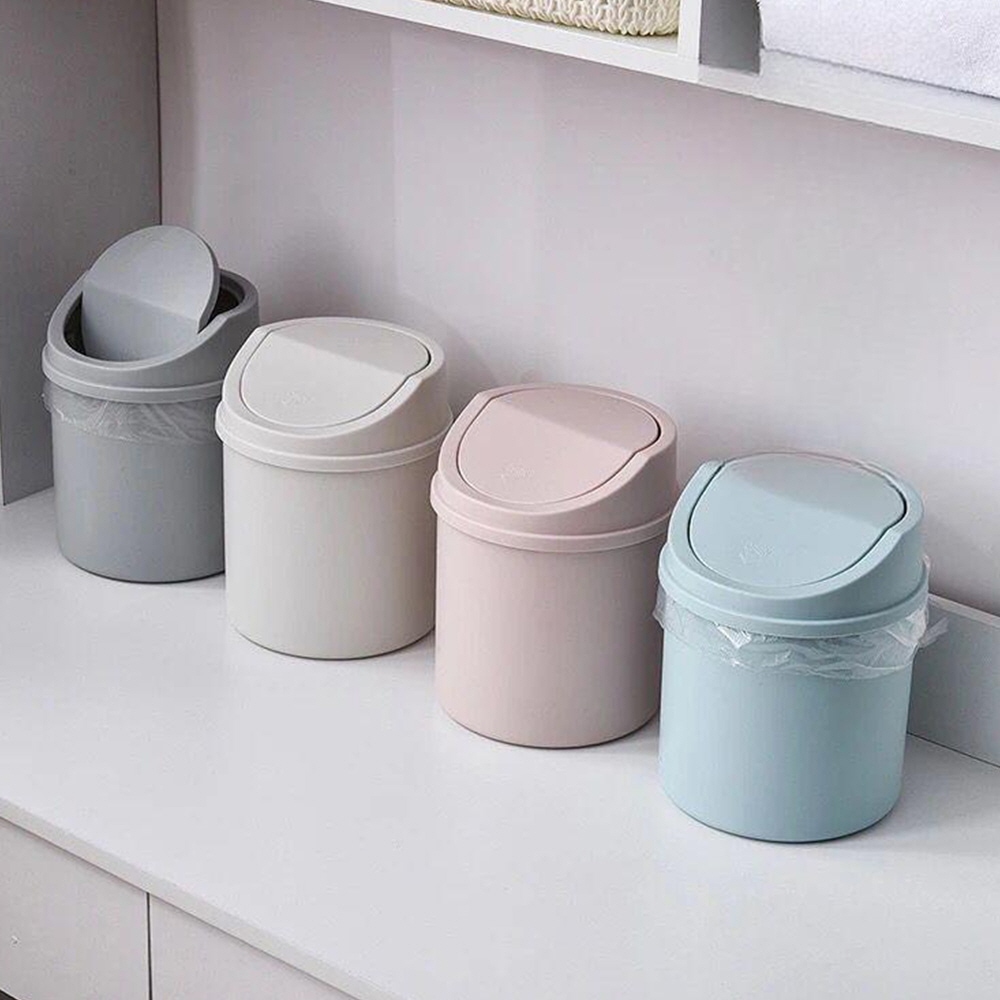 파스텔 스윙형 미니 휴지통 거실 탁상 화장대 쓰레기통 4colors 가격 비교 무타공마켓 파스텔 스윙형 미니 휴지통 거실 탁상 화장대 쓰레기통 4colors