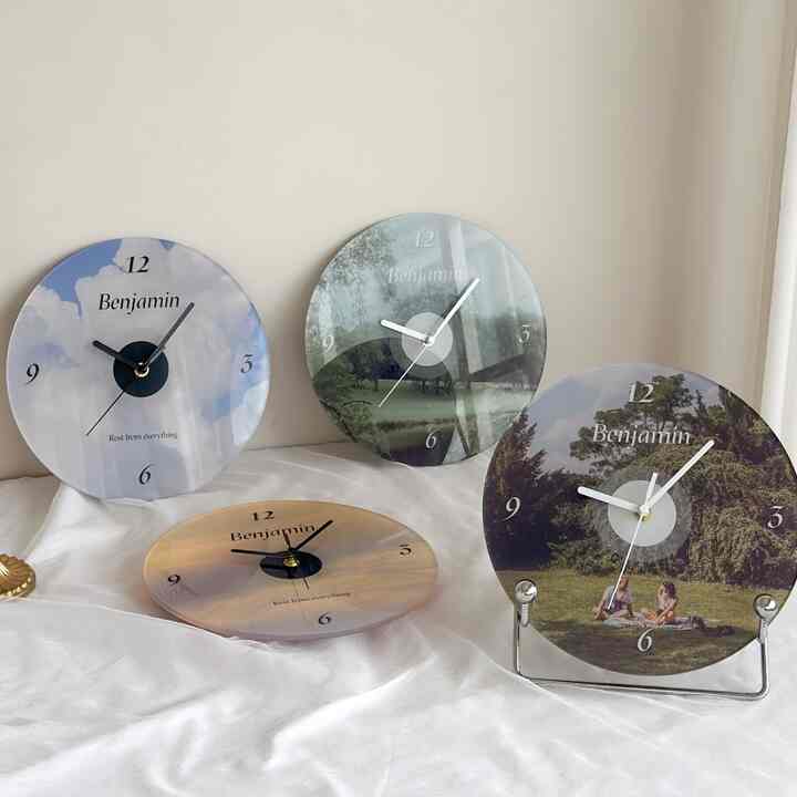 acryl landscape wall clock 4types / アクリル ランドスケープ うウォールクロック