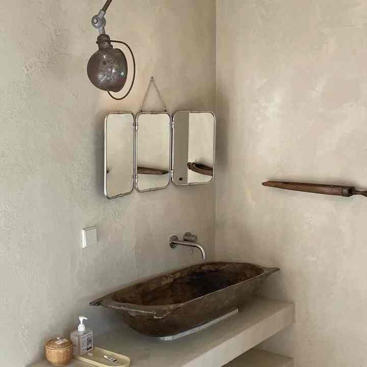 三面鏡 壁掛け 折りたたみ式