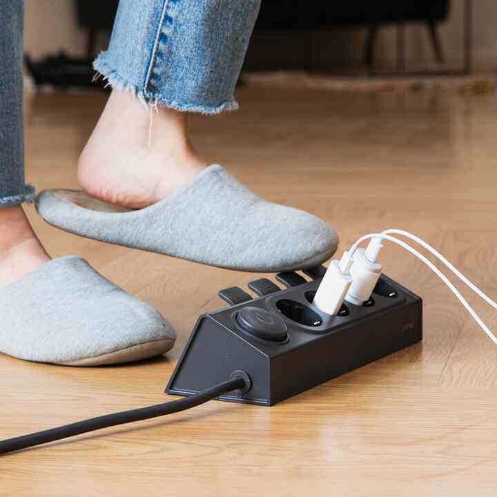 Easy Click USB POWER Strip 4口 3ポート 3M 電源タップ［4色］