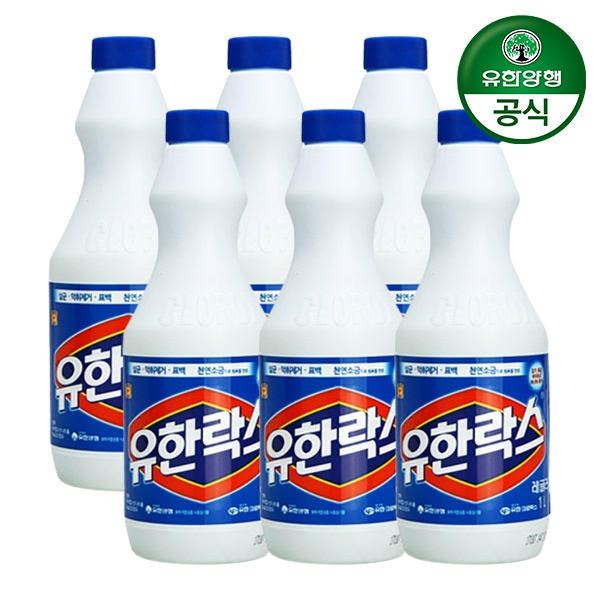 유한양행 유한락스 레귤러 1L 6개