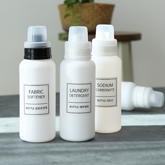 위띵크 세탁세제통 이중캡 세제 소분용기 500ml 디스펜서