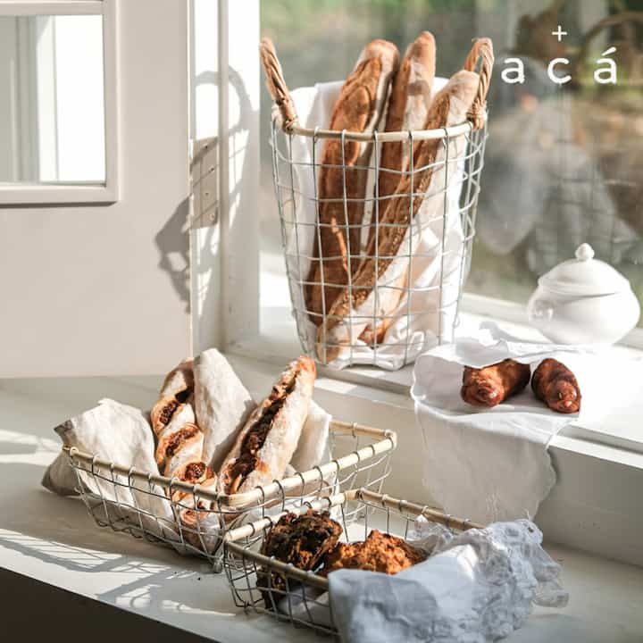 ワイヤーラタンバスケット［3種・2サイズ］