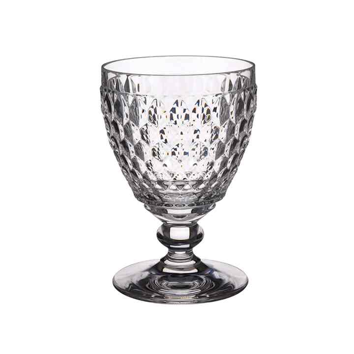 ボストン ホワイトワイングラス 4個セット クリア