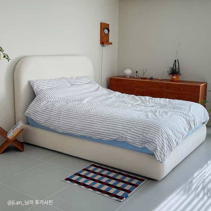 Nuage アクアテックス ファブリック ホテル式ベッド［8サイズ］