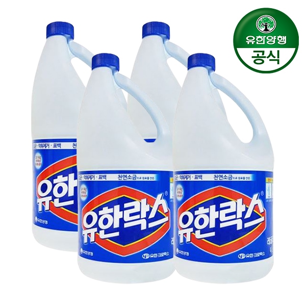 유한양행 유한락스 레귤러 4L 4개