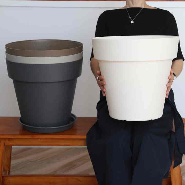 HSG プラスチック鉢 ［4色］