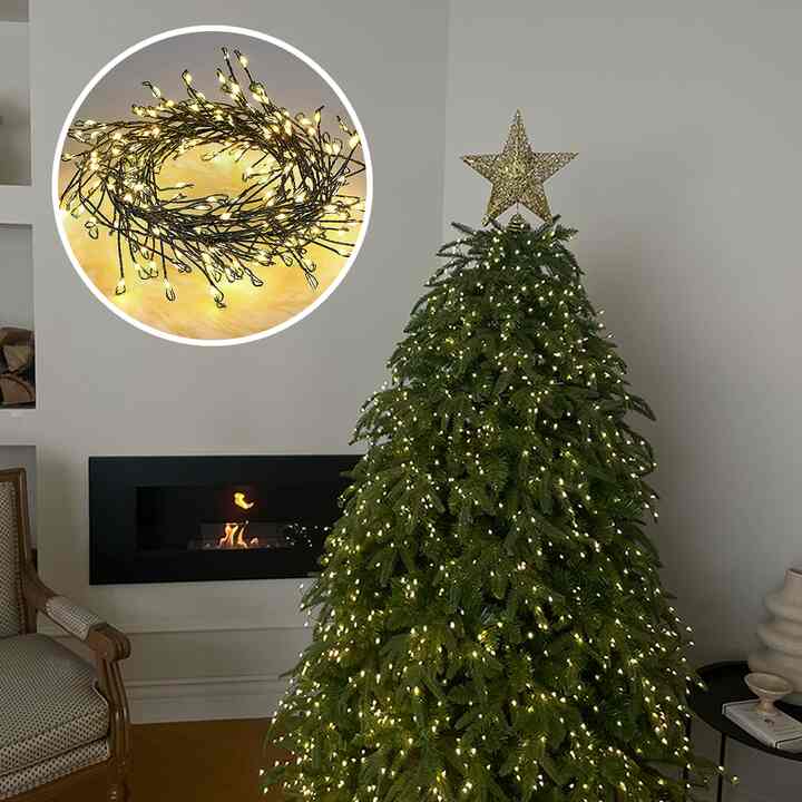 クリスマスツリー ライト 200球 LED 6m