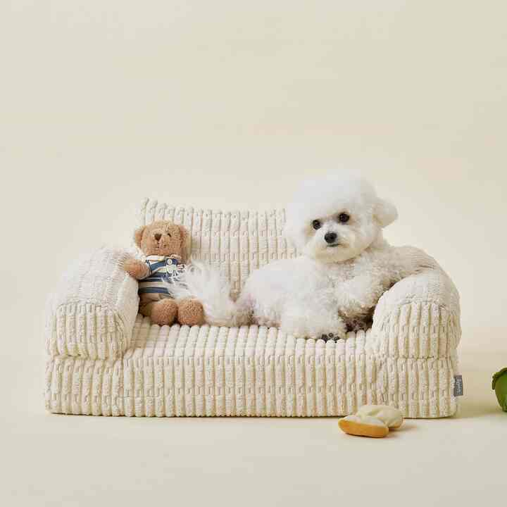 ボンボン ペット用 メモリーフォーム クッション［6色］