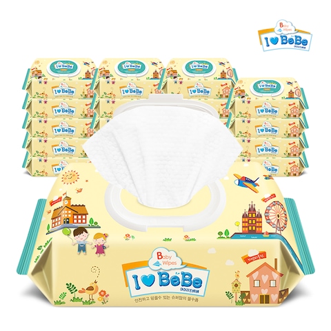 아이러브베베 아이보리 물티슈 72매 20개